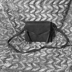 Bianca double zip crossbody bag